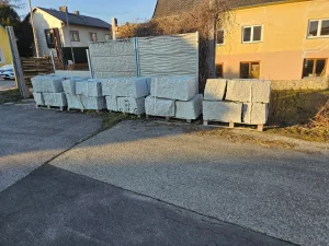 Betonzäune / Granitsteiner / Gartendeko