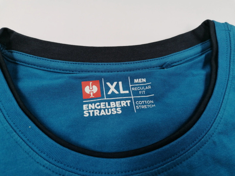 T-shirt A Maniche Lunghe Da Uomo Engelbert Strauss In Cotone - Foto 6