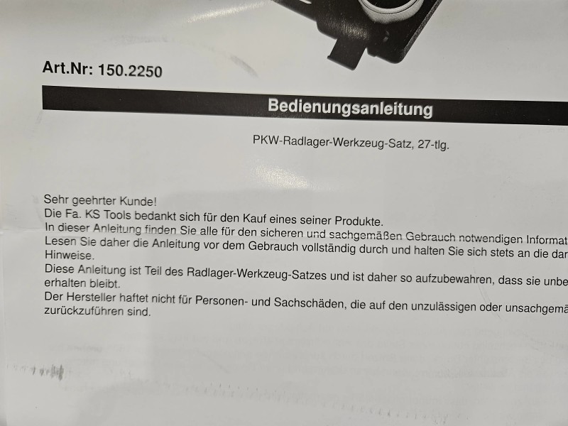 Foto Art Nr. $artikelnummer