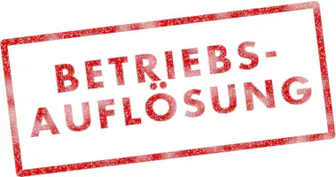 Auktion ist aus Betriebsauflösung